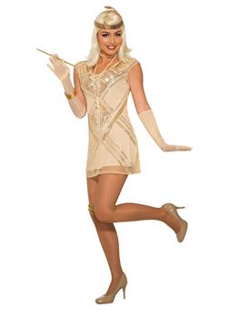 Womens Beaded Flapper Costume