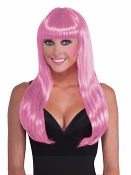 Pink Long Wig
