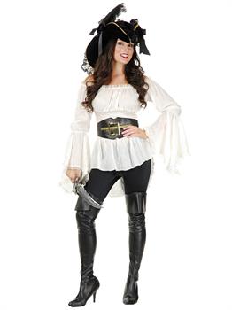 Women's Pirate Lady Vixen Blouse Costume
