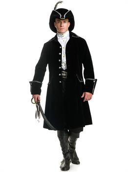 Men's Distinguished Pirate Jacket Costume