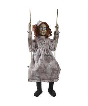 Swinging Decrepit Doll Animated Prop Costume