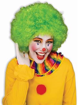 Green Afro Wig