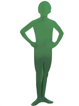 Green Im Invisible Kid's Skin Suit