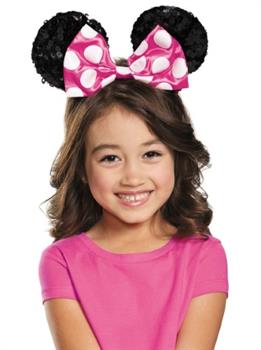 Pink Minnie Mouse Kids Sequin Ears