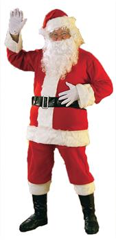 Adult Flannel Santa Suit