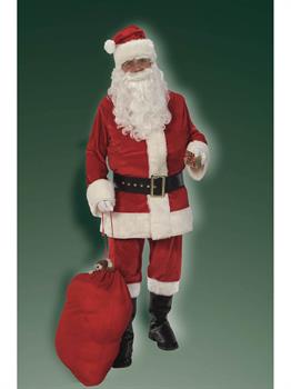 Adult Men's Deluxe Velvet Santa Costume
