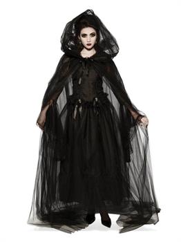 Black Hooded Cape