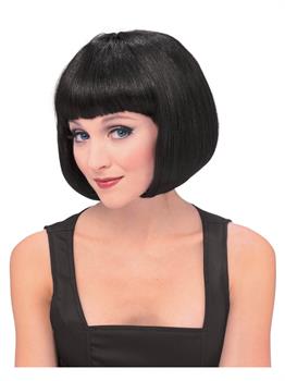 Super Model Black Wig