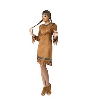 Women's Native American Fringed Costume