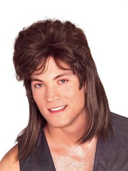 Classic Brown Mullet Wig