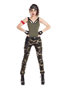 Sexy Nitetime Gamer Soldier Costume