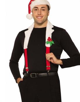 Christmas Suspenders with Collar