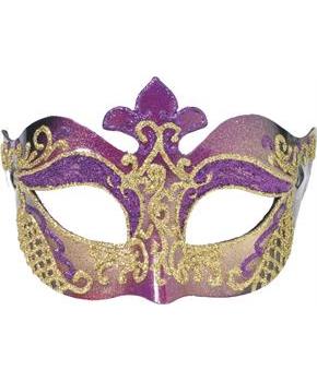 Purple With Gold Trim Mask