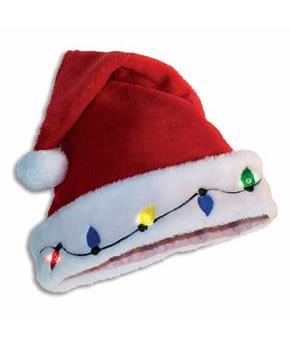 Light Up and Glow Santa Hat