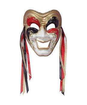 Tri Color Comedy Mask