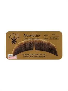 Handlebar Moustache - Medium Brown