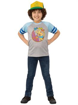 Stranger Things 3 Kids Dustin's "Arcade Cats" T-Sh Costume