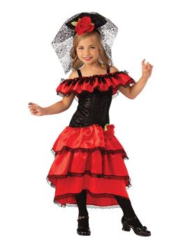 Spanish Dancer Child Costume