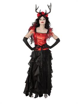 Adult Cascading Black Skirt