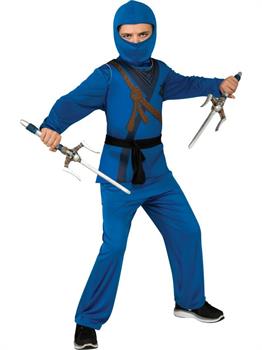 Kids Blue Ninja Costume