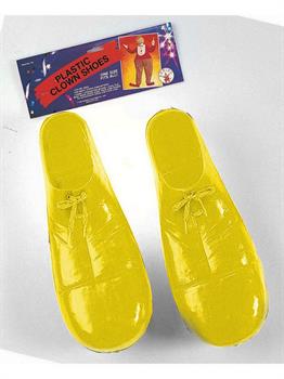 Yellow Plastic Clown Shoes for Child