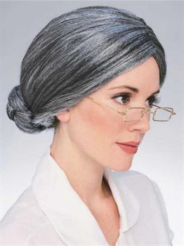 Adult Grey Old Lady Wig