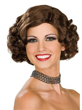 Brown Flapper Wig