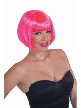Wig-Neon Bob-Pink