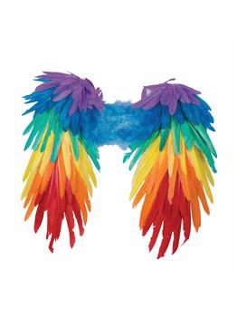 Rainbow Feather Wings