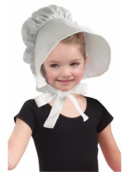 Hat-Child White Bonnet