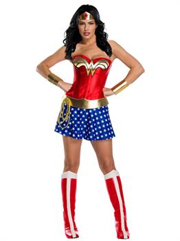 Women'S Wonder Woman Plus Size Deluxe Costume - PartyBell.com