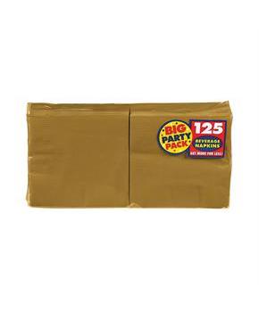 Gold Big Party Pack - Beverage Napkins