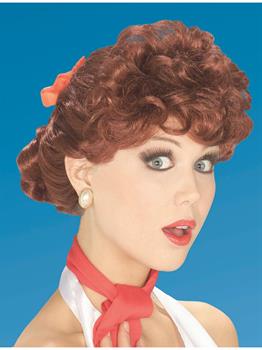 50'S Housewife Wig-Auburn