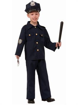 Child Police Boy Costume