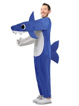 Adult Chompin' Daddy Shark Costume with Sound Chip