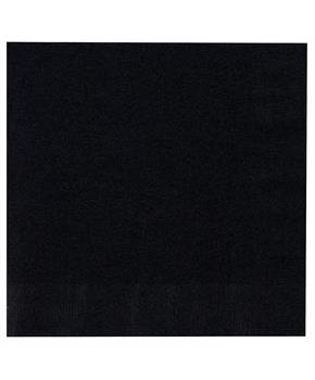 Black Velvet (Black) Lunch Napkins