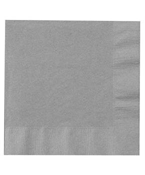 Shimmering Silver (Silver) Lunch Napkins 
