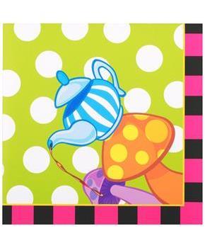 Topsy Turvy Tea Party Lunch Napkins 