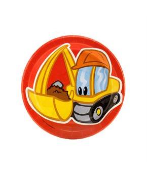 Construction Pals Dessert Plates