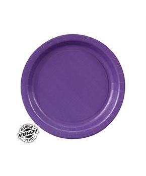 Perfect Purple (Purple) Paper Dessert Plates 