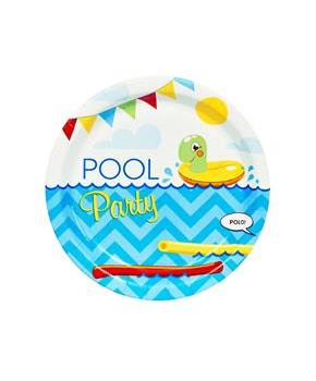 Splashin' Pool Party Dessert Plates 