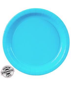 Bermuda Blue (Turquoise) Paper Dinner Plates