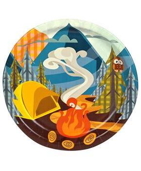Let's Go Camping Dinner Plates 