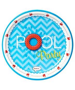 Splashin' Pool Party Dinner Plates 