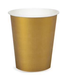 Glittering Gold (Gold) 9 oz. Cups