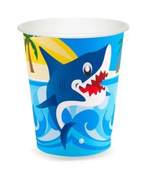 Sharks 9 oz. Paper Cups 