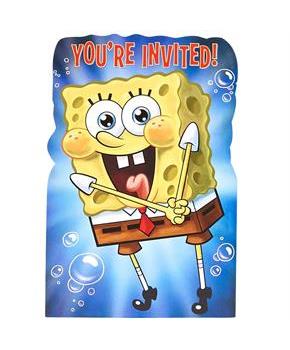 SpongeBob Invitations