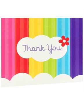 Rainbow Wishes Thank-You Notes 