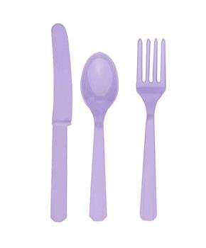 Lavender Forks, Knives and Spoons