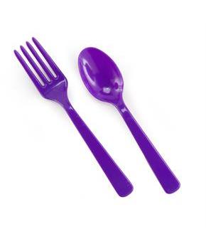 Forks & Spoons - Purple 